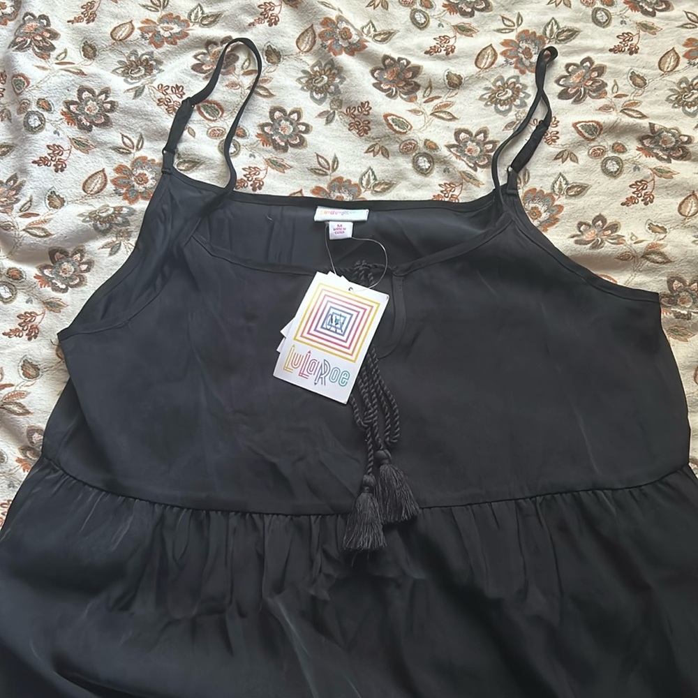 Long flowy black dress
